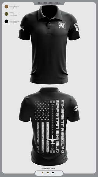 Short Sleeve Performance Polo, Jet Det, Army, Teamtime, Team time, sublimation, custom sports apparel, team uniforms, spirit wear, spiritwear, sports uniforms, custom shirts, team store, custom team store, fundraiser sports, apparel fundraiser