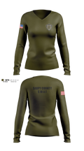 Sarpy County SWAT Women's Long Sleeve V-neck Shirt - 5
