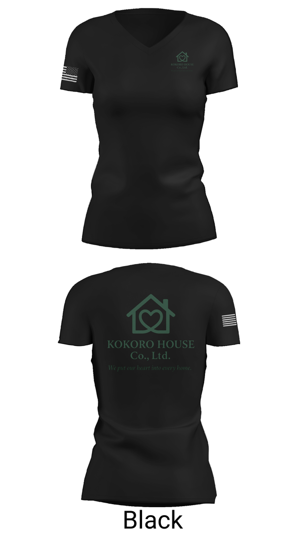 Womens Short Sleeve Vneck Shirt, KOKOROHOUSE, , Teamtime, Team time, sublimation, custom sports apparel, team uniforms, spirit wear, spiritwear, sports uniforms, custom shirts, team store, custom team store, fundraiser sports, apparel fundraiser