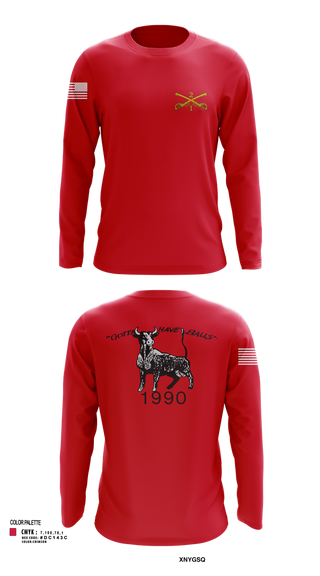 Long Sleeve Performance Shirt, 2nd Armored Cavalry Regiment, , Teamtime, Team time, sublimation, custom sports apparel, team uniforms, spirit wear, spiritwear, sports uniforms, custom shirts, team store, custom team store, fundraiser sports, apparel fundraiser