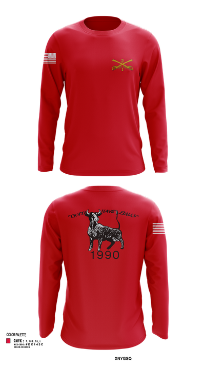 2nd Armored Cavalry Regiment 7857007 Long Sleeve Performance Shirt 101
