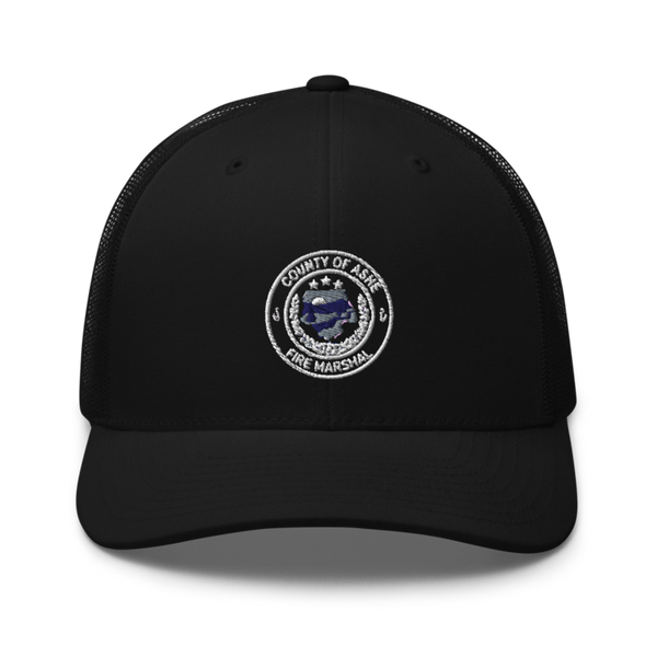 Ashe County Fire Marshal Office 3223251 Retro Trucker Hat | Yupoong 6606
