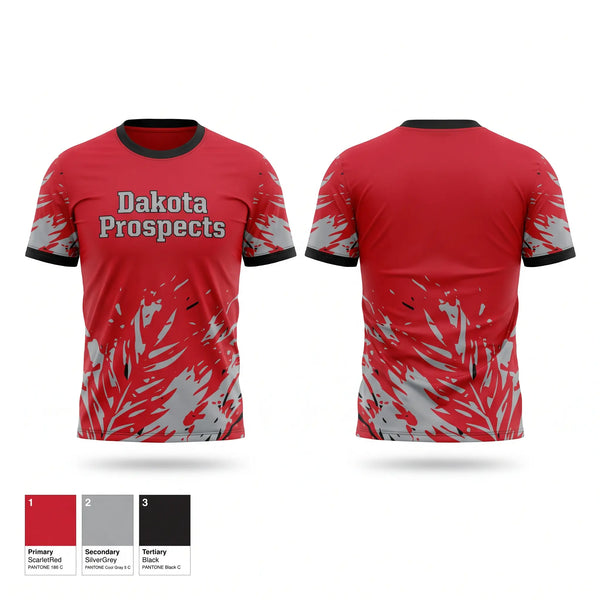 Short Sleeve Performance Shirt, Dakota Prospects, Men's Basketball, Teamtime, Team time, sublimation, custom sports apparel, team uniforms, spirit wear, spiritwear, sports uniforms, custom shirts, team store, custom team store, fundraiser sports, apparel fundraiser