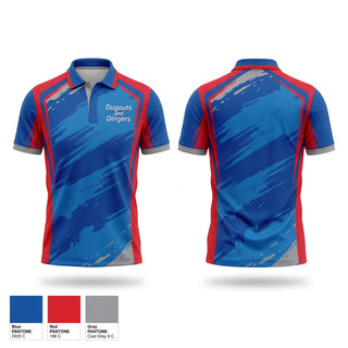 Short Sleeve Performance Polo, Dugouts and Dingers, Baseball, Teamtime, Team time, sublimation, custom sports apparel, team uniforms, spirit wear, spiritwear, sports uniforms, custom shirts, team store, custom team store, fundraiser sports, apparel fundraiser