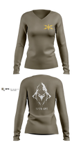 175 CPT Women's Long Sleeve V-neck Shirt - 4