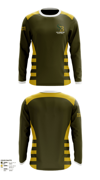 Long Sleeve Performance Shirt, Santa Barbara Dons, Men's Basketball, Teamtime, Team time, sublimation, custom sports apparel, team uniforms, spirit wear, spiritwear, sports uniforms, custom shirts, team store, custom team store, fundraiser sports, apparel fundraiser