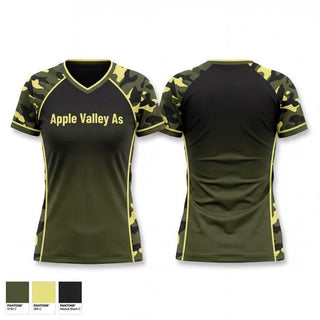 Womens Short Sleeve Vneck Shirt, Apple Valley A’s, Baseball, Teamtime, Team time, sublimation, custom sports apparel, team uniforms, spirit wear, spiritwear, sports uniforms, custom shirts, team store, custom team store, fundraiser sports, apparel fundraiser
