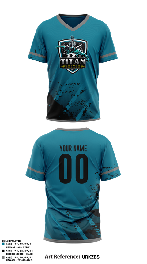 Mens Soccer Jersey, Titan Strikers FC, Men's Soccer, Teamtime, Team time, sublimation, custom sports apparel, team uniforms, spirit wear, spiritwear, sports uniforms, custom shirts, team store, custom team store, fundraiser sports, apparel fundraiser