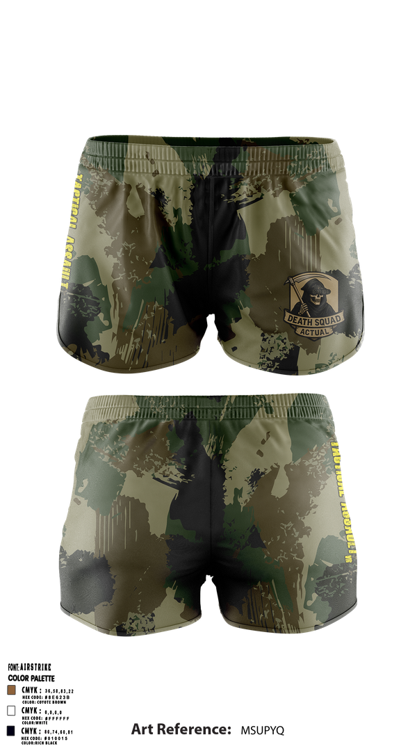 Ranger Panties, Death Squad Actual, E-Sports, Teamtime, Team time, sublimation, custom sports apparel, team uniforms, spirit wear, spiritwear, sports uniforms, custom shirts, team store, custom team store, fundraiser sports, apparel fundraiser