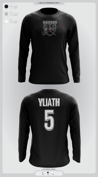 Long Sleeve Performance Shirt, NE Raiders, , Teamtime, Team time, sublimation, custom sports apparel, team uniforms, spirit wear, spiritwear, sports uniforms, custom shirts, team store, custom team store, fundraiser sports, apparel fundraiser