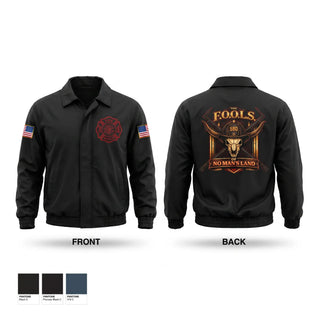 Windbreaker, F.O.O.L.S. Of No Man’s Land, Fire Department, Teamtime, Team time, sublimation, custom sports apparel, team uniforms, spirit wear, spiritwear, sports uniforms, custom shirts, team store, custom team store, fundraiser sports, apparel fundraiser
