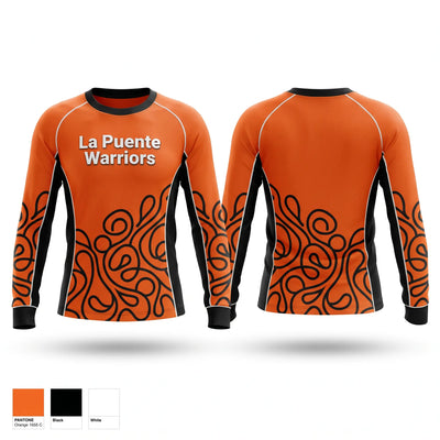 La Puente Warriors 51284323 Long Sleeve Performance Shirt 1