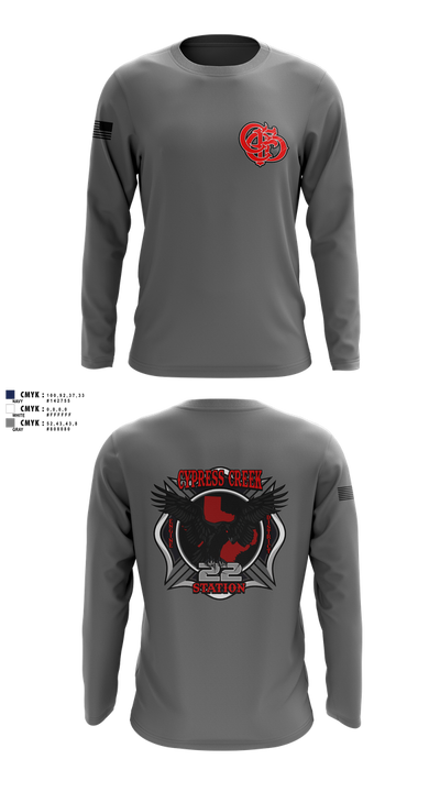 Cy creek fire 22 83530628 Long Sleeve Performance Shirt 2