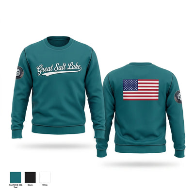 Great Salt Lake Baseball Crew Neck Sweatshirt - 2