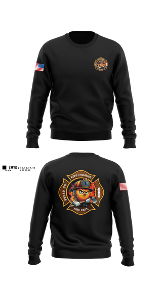 Crew Neck Sweatshirt, Tour 4, Fire Department, Teamtime, Team time, sublimation, custom sports apparel, team uniforms, spirit wear, spiritwear, sports uniforms, custom shirts, team store, custom team store, fundraiser sports, apparel fundraiser