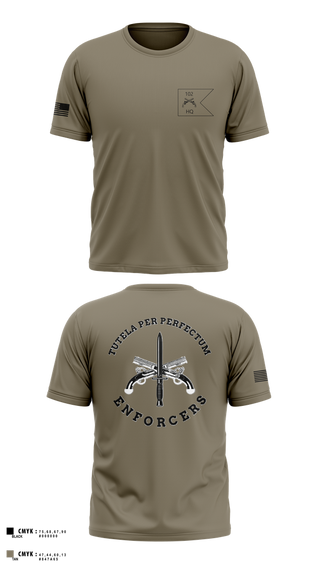 Old School Cotton Feel Shirt, HHC, 102d MP BN, National Guard, Teamtime, Team time, sublimation, custom sports apparel, team uniforms, spirit wear, spiritwear, sports uniforms, custom shirts, team store, custom team store, fundraiser sports, apparel fundraiser