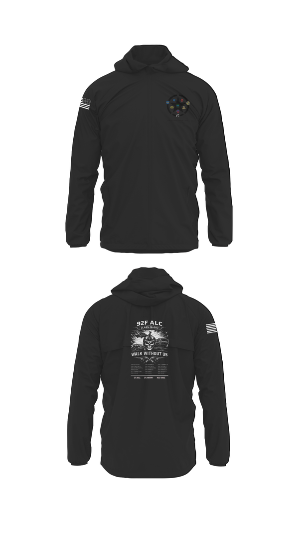 Windbreaker, 92F ALC 26-003, Army, Teamtime, Team time, sublimation, custom sports apparel, team uniforms, spirit wear, spiritwear, sports uniforms, custom shirts, team store, custom team store, fundraiser sports, apparel fundraiser