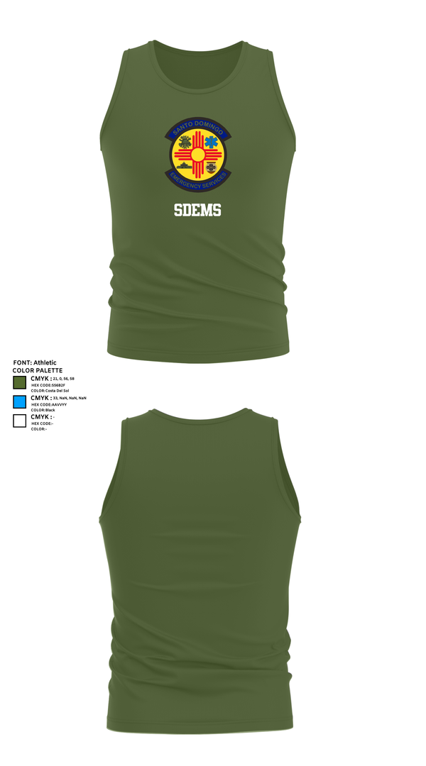 Tank Top, SDEMS, , Teamtime, Team time, sublimation, custom sports apparel, team uniforms, spirit wear, spiritwear, sports uniforms, custom shirts, team store, custom team store, fundraiser sports, apparel fundraiser