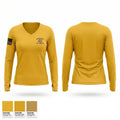 Golden Glow Volunteer fire company 37256550 Women's Long Sleeve V-neck Shirt - 1