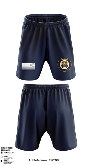 Athletic Shorts With Pockets, Dixon Fire department, Fire Department, Teamtime, Team time, sublimation, custom sports apparel, team uniforms, spirit wear, spiritwear, sports uniforms, custom shirts, team store, custom team store, fundraiser sports, apparel fundraiser