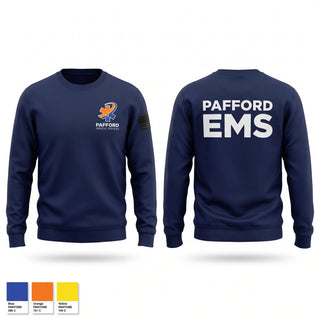 Crew Neck Sweatshirt, Pafford EMS, EMS/EMT, Teamtime, Team time, sublimation, custom sports apparel, team uniforms, spirit wear, spiritwear, sports uniforms, custom shirts, team store, custom team store, fundraiser sports, apparel fundraiser