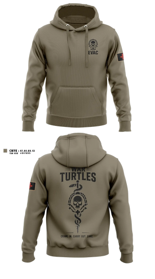 Hoodie, War turtles, Army, Teamtime, Team time, sublimation, custom sports apparel, team uniforms, spirit wear, spiritwear, sports uniforms, custom shirts, team store, custom team store, fundraiser sports, apparel fundraiser