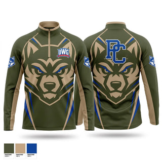 Quarter Zip Jacket, UWG. Wolves, , Teamtime, Team time, sublimation, custom sports apparel, team uniforms, spirit wear, spiritwear, sports uniforms, custom shirts, team store, custom team store, fundraiser sports, apparel fundraiser