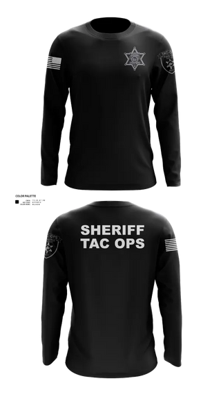 Long Sleeve Performance Shirt, Fayette County Sheriff WV, Police, Teamtime, Team time, sublimation, custom sports apparel, team uniforms, spirit wear, spiritwear, sports uniforms, custom shirts, team store, custom team store, fundraiser sports, apparel fundraiser