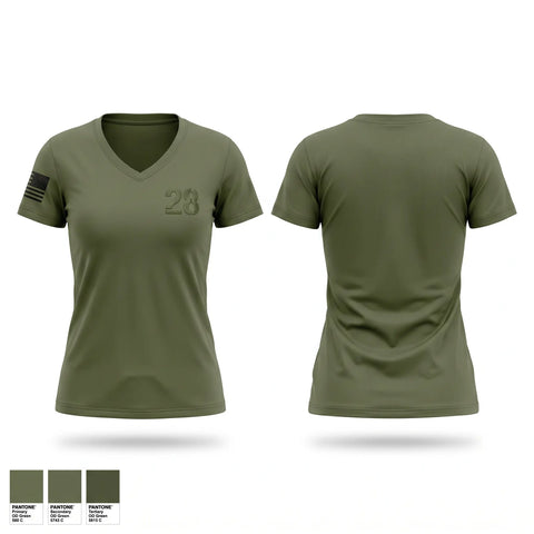 Womens Short Sleeve Vneck Shirt, 28, Marines, Teamtime, Team time, sublimation, custom sports apparel, team uniforms, spirit wear, spiritwear, sports uniforms, custom shirts, team store, custom team store, fundraiser sports, apparel fundraiser