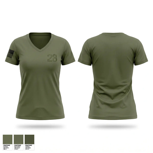 Womens Short Sleeve Vneck Shirt, 28, Marines, Teamtime, Team time, sublimation, custom sports apparel, team uniforms, spirit wear, spiritwear, sports uniforms, custom shirts, team store, custom team store, fundraiser sports, apparel fundraiser