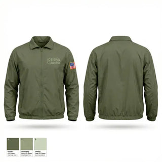 Windbreaker, ICE ERO Columbia, Police, Teamtime, Team time, sublimation, custom sports apparel, team uniforms, spirit wear, spiritwear, sports uniforms, custom shirts, team store, custom team store, fundraiser sports, apparel fundraiser