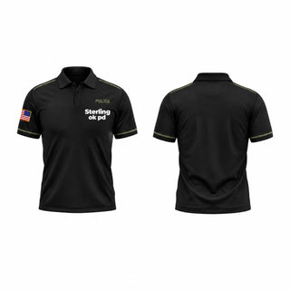 Short Sleeve Performance Polo, Sterling ok pd, Police, Teamtime, Team time, sublimation, custom sports apparel, team uniforms, spirit wear, spiritwear, sports uniforms, custom shirts, team store, custom team store, fundraiser sports, apparel fundraiser