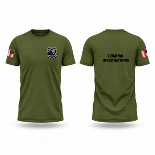 Old School Cotton Feel Shirt, Criminal Investigations Unit, Police, Teamtime, Team time, sublimation, custom sports apparel, team uniforms, spirit wear, spiritwear, sports uniforms, custom shirts, team store, custom team store, fundraiser sports, apparel fundraiser