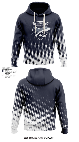 Hoodie, Santa Cruz City Youth Soccer Club, Men's Soccer, Teamtime, Team time, sublimation, custom sports apparel, team uniforms, spirit wear, spiritwear, sports uniforms, custom shirts, team store, custom team store, fundraiser sports, apparel fundraiser