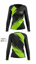 Midwest Destroyers Women's Long Sleeve V-neck Shirt - 2