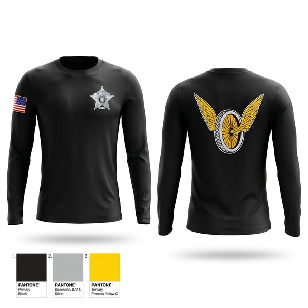Long Sleeve Performance Shirt, MCSO MOTORS, Police, Teamtime, Team time, sublimation, custom sports apparel, team uniforms, spirit wear, spiritwear, sports uniforms, custom shirts, team store, custom team store, fundraiser sports, apparel fundraiser