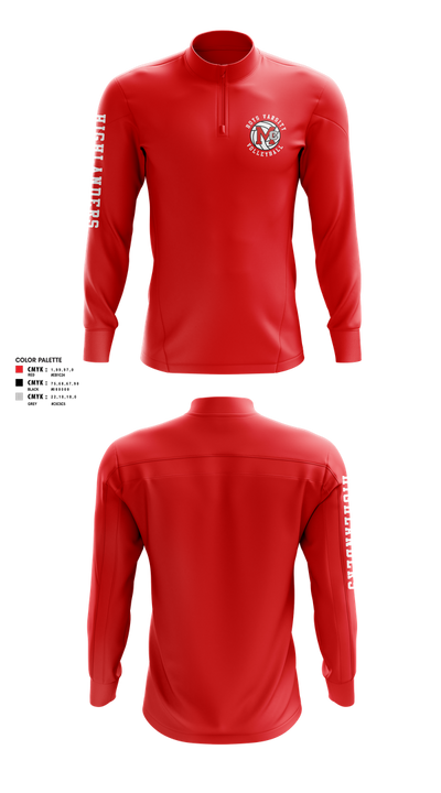 McLean High School Boys Volleyball 48768744 Quarter Zip Jacket - 7