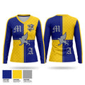 Marshall Academy Basketball Women's Long Sleeve V-neck Shirt - 1