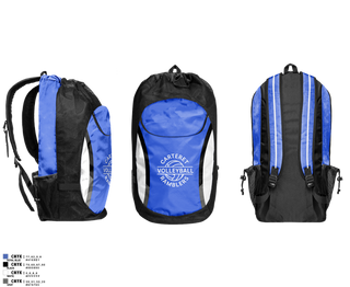 Gear Bag, Carteret Ramblers Volleyball, Women's Volleyball, Teamtime, Team time, sublimation, custom sports apparel, team uniforms, spirit wear, spiritwear, sports uniforms, custom shirts, team store, custom team store, fundraiser sports, apparel fundraiser