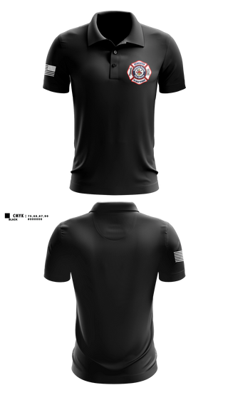 Short Sleeve Performance Polo, Calloway  COUNTY FIRE RESCUE, Fire Department, Teamtime, Team time, sublimation, custom sports apparel, team uniforms, spirit wear, spiritwear, sports uniforms, custom shirts, team store, custom team store, fundraiser sports, apparel fundraiser