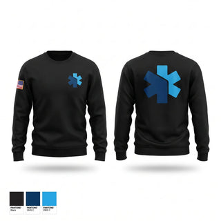 Crew Neck Sweatshirt, MMT, EMS/EMT, Teamtime, Team time, sublimation, custom sports apparel, team uniforms, spirit wear, spiritwear, sports uniforms, custom shirts, team store, custom team store, fundraiser sports, apparel fundraiser