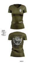 JSO mobile field force 94220507 Women's Short Sleeve V-neck Shirt - 101