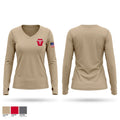 Snake creek medic corp Women's Long Sleeve V-neck Shirt - 1