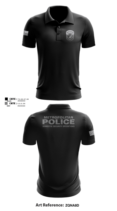 Domestic Security Operations 73784753 Short Sleeve Performance Polo - 112