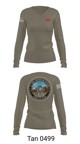 Womens Long Sleeve Vneck Shirt, NCB 27, Marines, Teamtime, Team time, sublimation, custom sports apparel, team uniforms, spirit wear, spiritwear, sports uniforms, custom shirts, team store, custom team store, fundraiser sports, apparel fundraiser