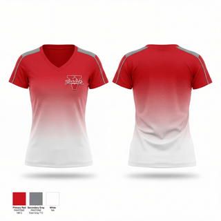 Womens Short Sleeve Vneck Shirt, Vandalia Vandals, Track & Field, Teamtime, Team time, sublimation, custom sports apparel, team uniforms, spirit wear, spiritwear, sports uniforms, custom shirts, team store, custom team store, fundraiser sports, apparel fundraiser