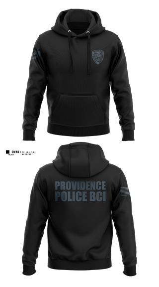 Hoodie, Providence Police BCI, Police, Teamtime, Team time, sublimation, custom sports apparel, team uniforms, spirit wear, spiritwear, sports uniforms, custom shirts, team store, custom team store, fundraiser sports, apparel fundraiser