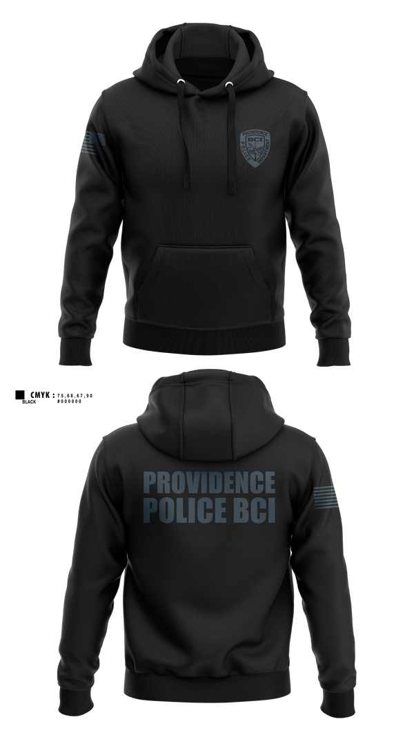 Hoodie, Providence Police BCI, Police, Teamtime, Team time, sublimation, custom sports apparel, team uniforms, spirit wear, spiritwear, sports uniforms, custom shirts, team store, custom team store, fundraiser sports, apparel fundraiser