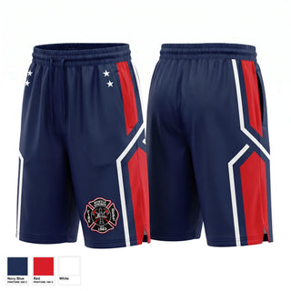 Athletic Shorts With Pockets, Myrtle Springs Fire Department, Fire Department, Teamtime, Team time, sublimation, custom sports apparel, team uniforms, spirit wear, spiritwear, sports uniforms, custom shirts, team store, custom team store, fundraiser sports, apparel fundraiser