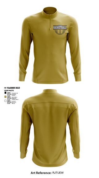 Quarter Zip Jacket, Ball Placement, Men's Basketball, Teamtime, Team time, sublimation, custom sports apparel, team uniforms, spirit wear, spiritwear, sports uniforms, custom shirts, team store, custom team store, fundraiser sports, apparel fundraiser